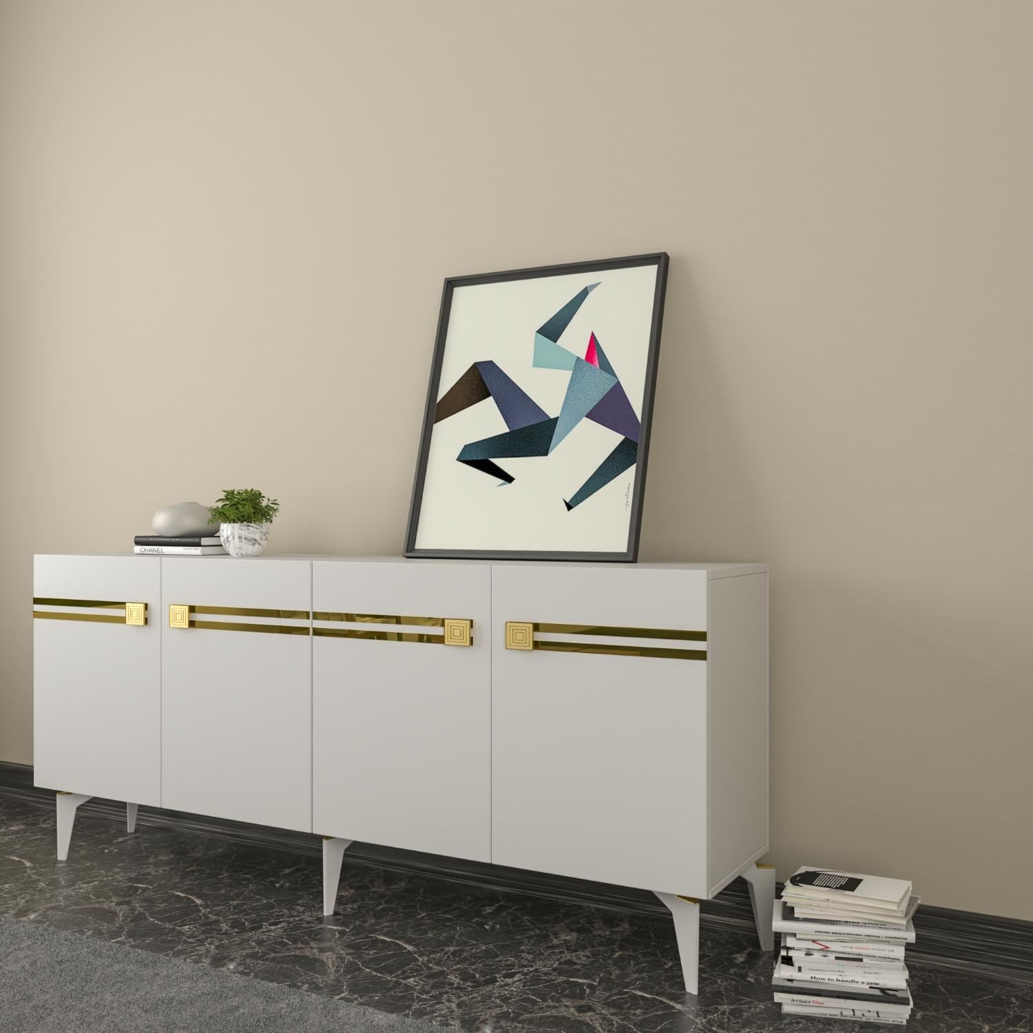 Aparador-Hayat KB150-Branco
Ouro