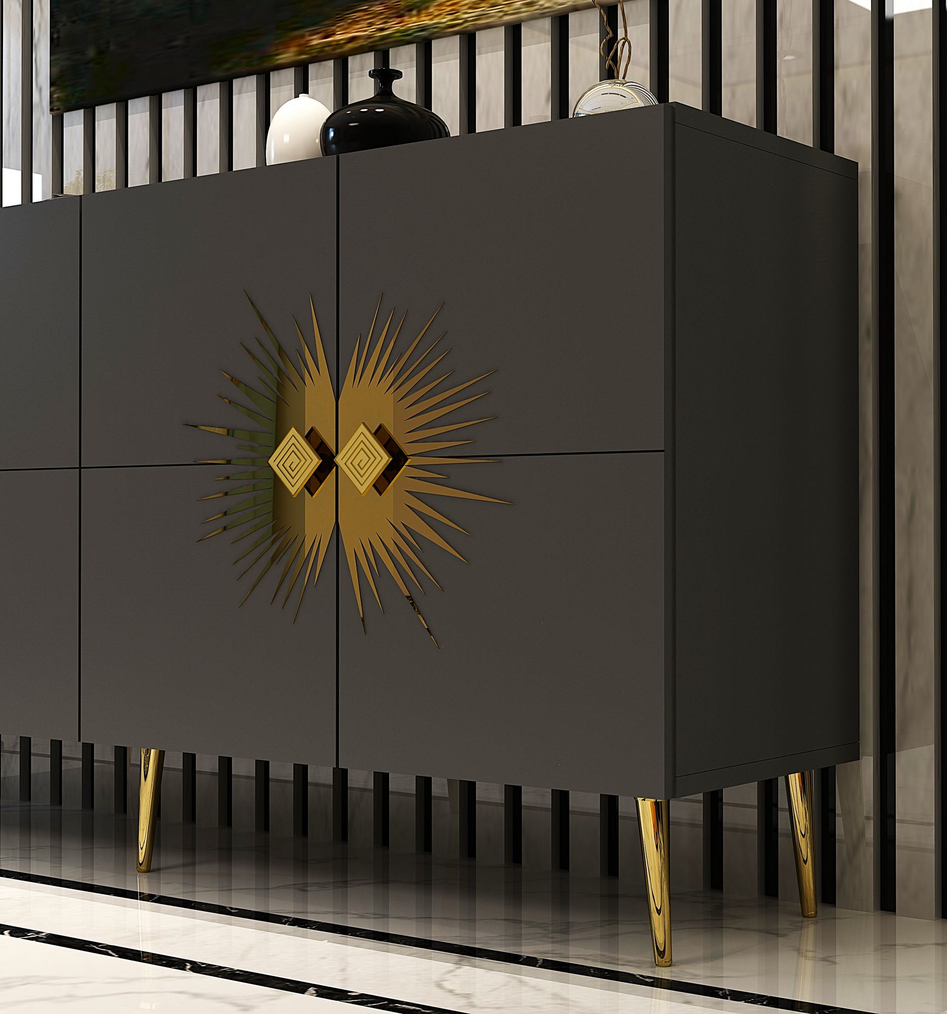 Aparador-Nida KB150-Antracite
Ouro