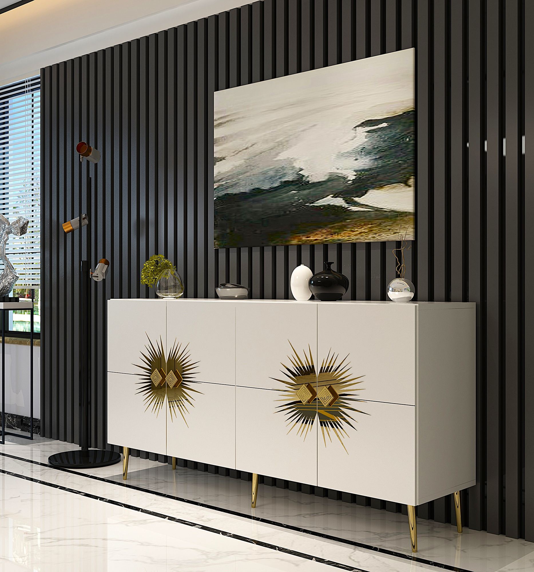 Aparador-Nida KB150-Branco
Ouro