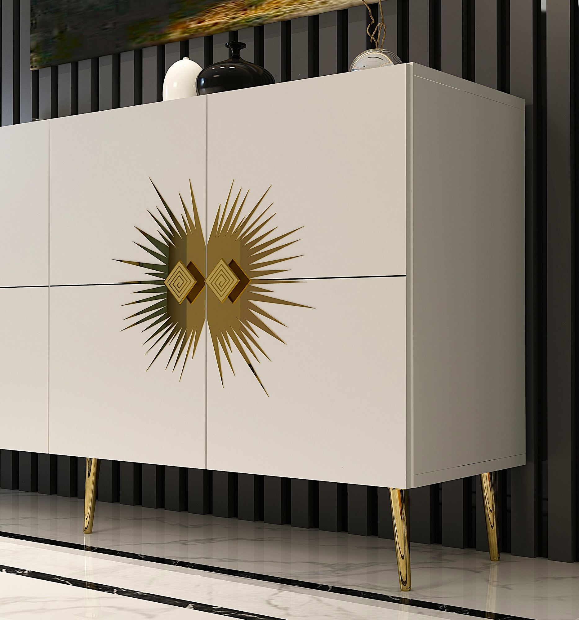 Aparador-Nida KB150-Branco
Ouro