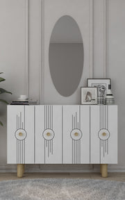 Aparador-Fraud Bohem KM120-Branco