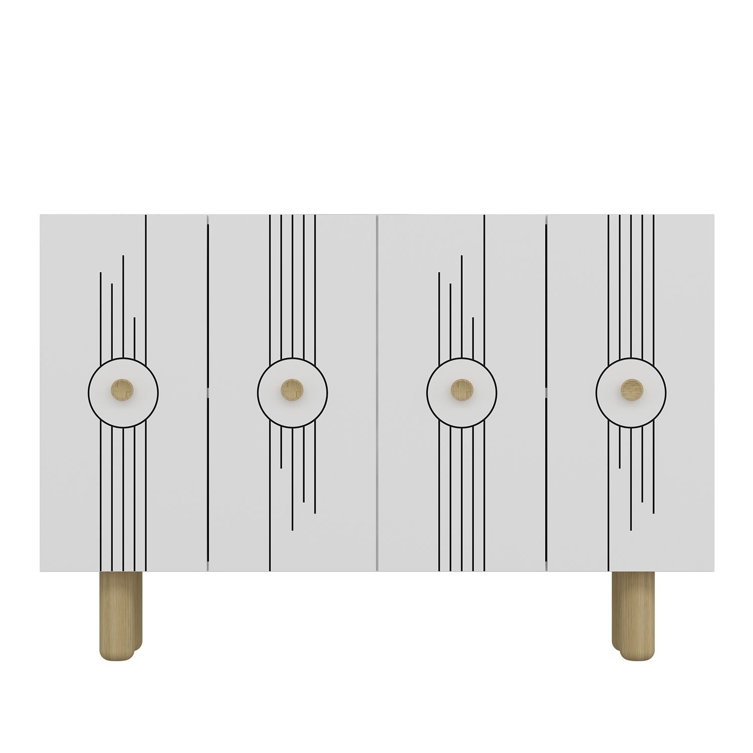 Aparador-Fraud Bohem KM120-Branco