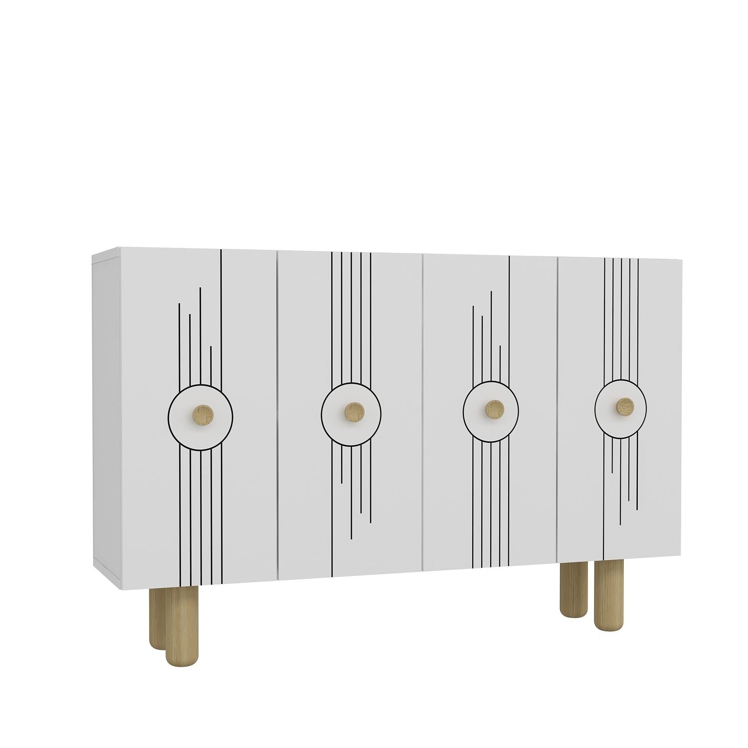 Aparador-Fraud Bohem KM120-Branco