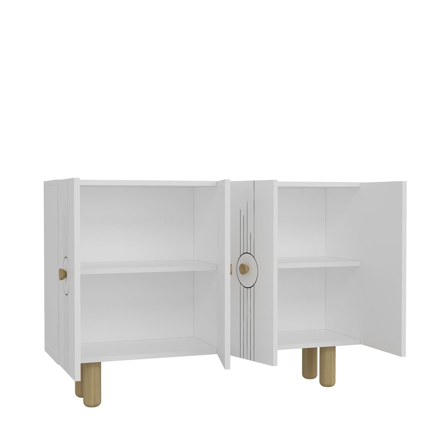 Aparador-Fraud Bohem KM120-Branco