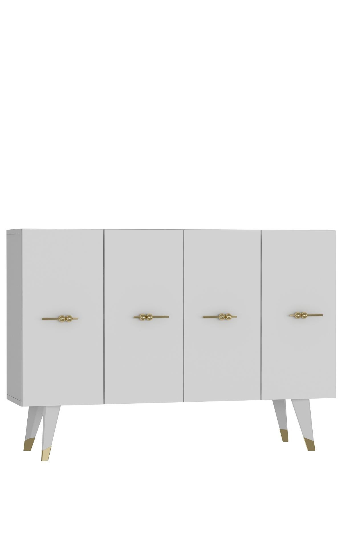 Aparador-Quart Salkım-Dourado
Branco