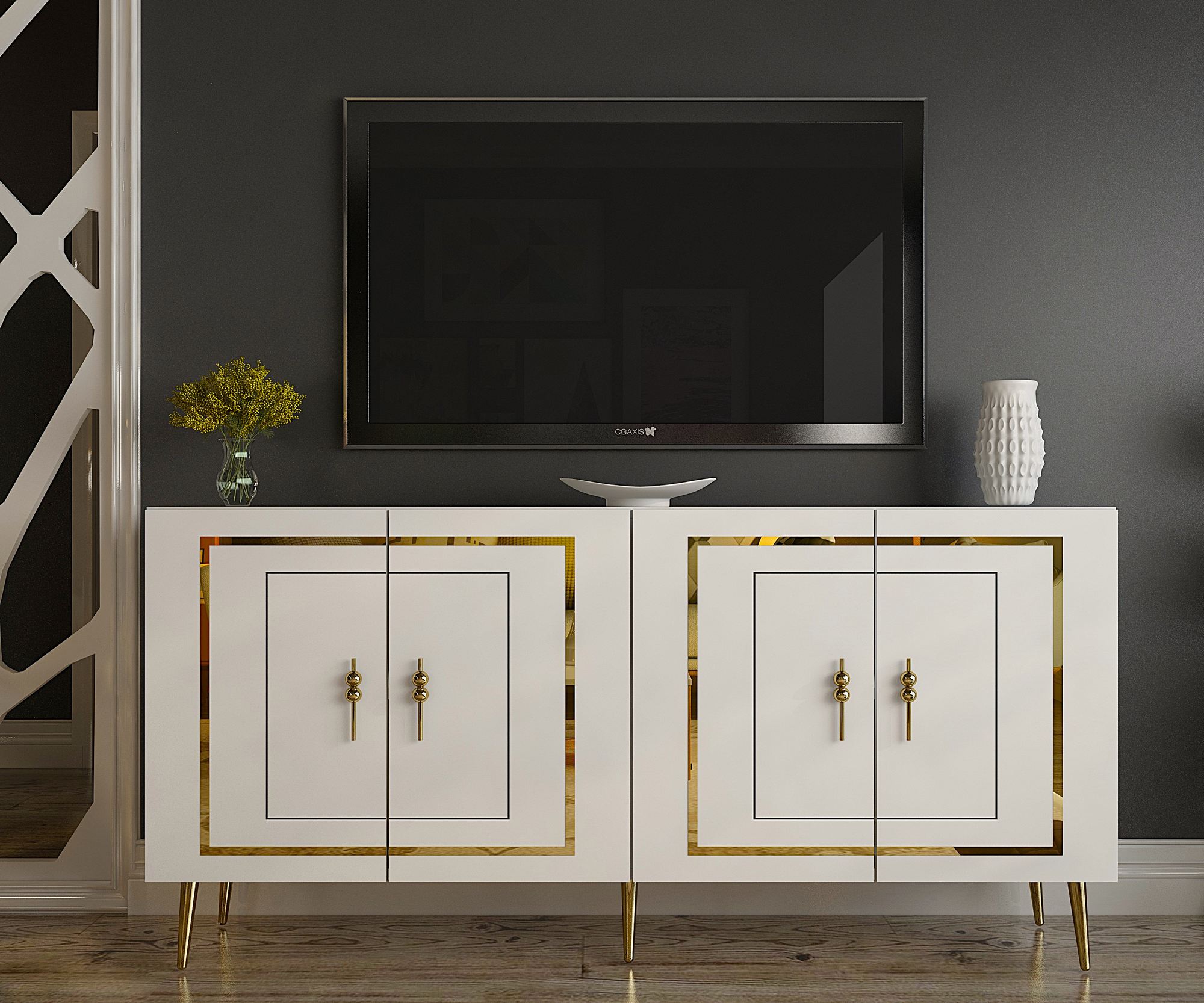 Aparador-Piero KB150-Branco
Ouro