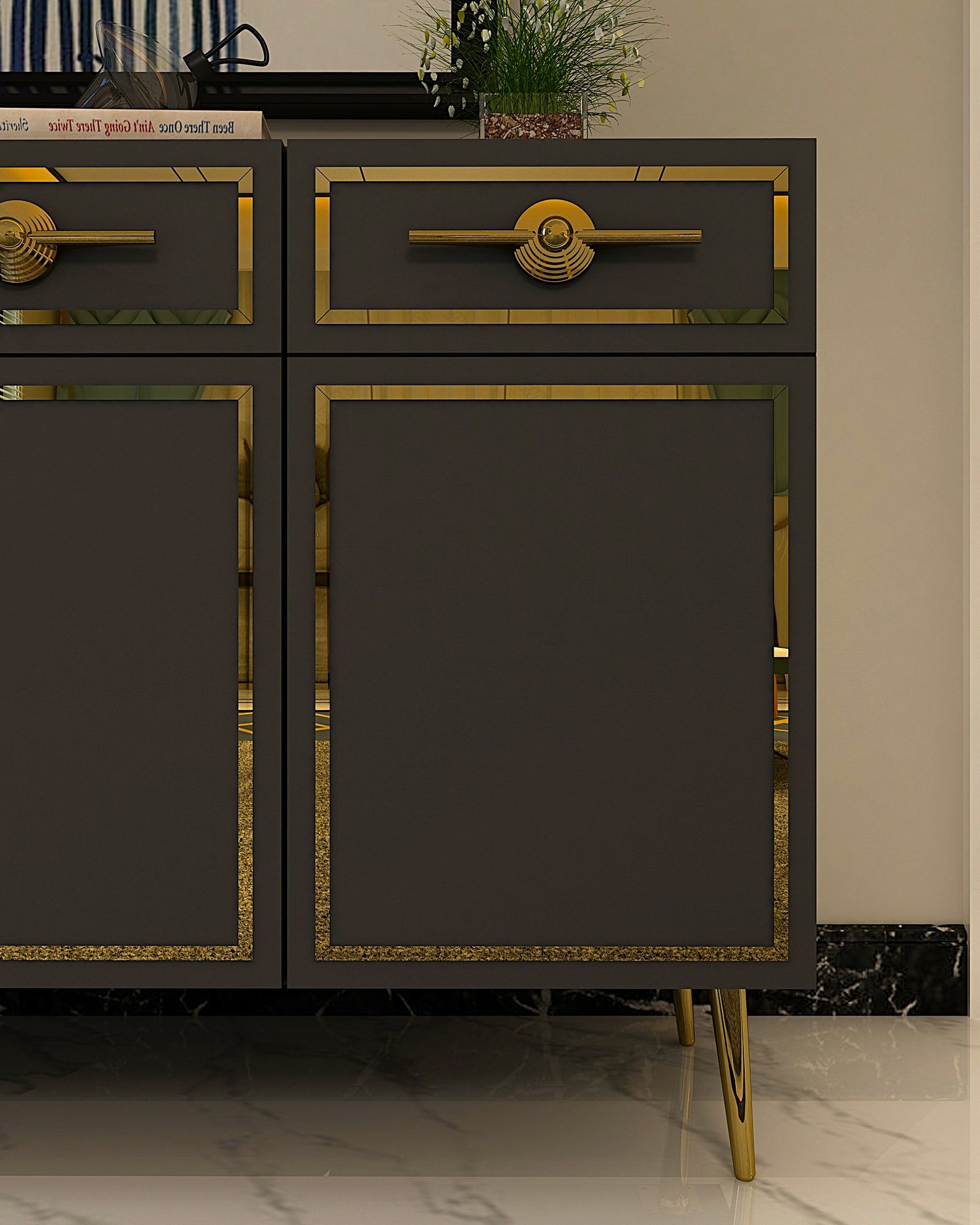 Aparador-Belly KB150-Antracite
Ouro
