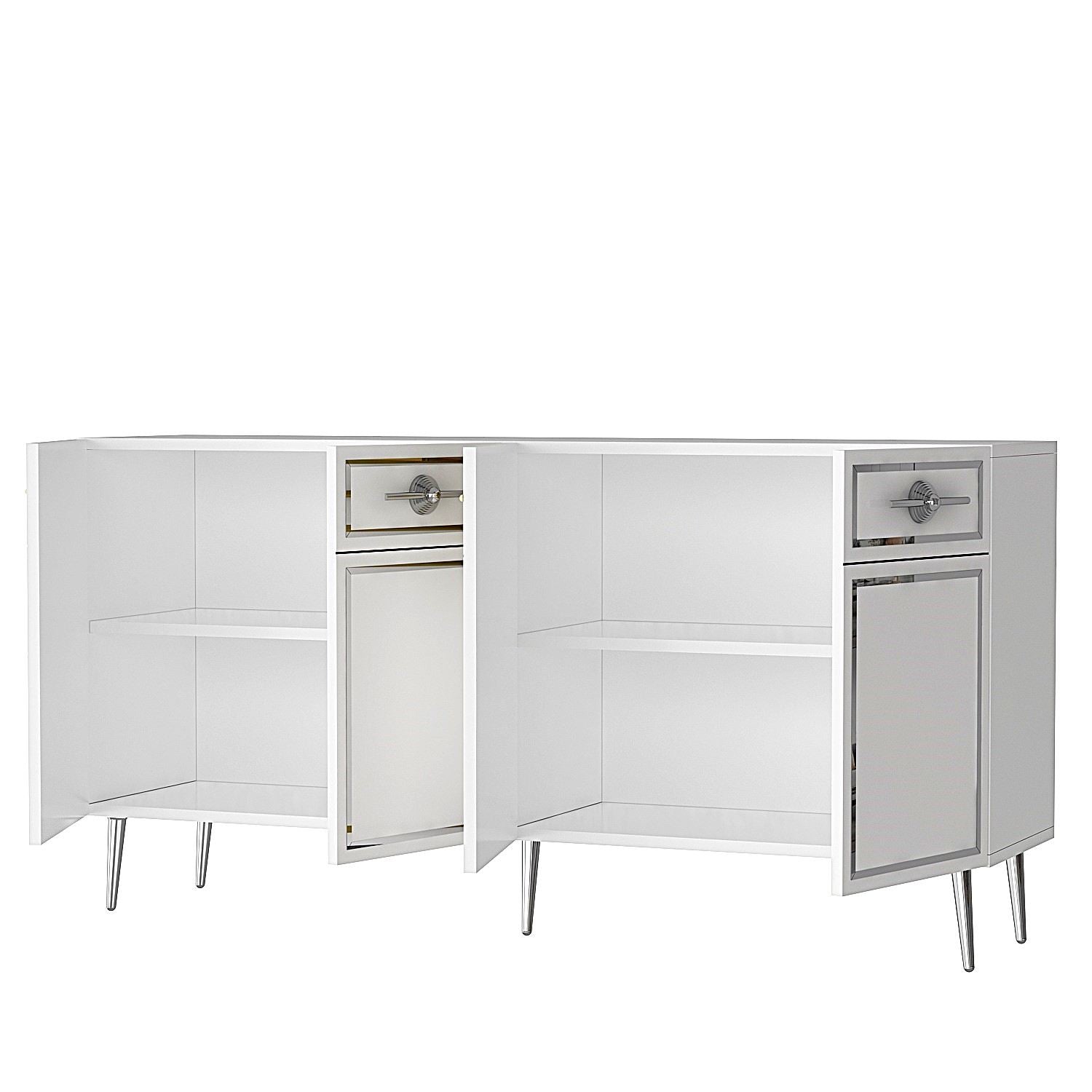 Aparador-Belly KB150-Branco
Prata
