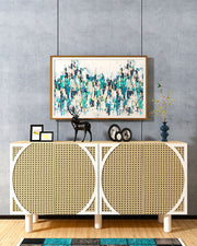 Aparador – 150 cm x 75 cm x 35 cm – Carvalho Safira e Hazeran – MDF