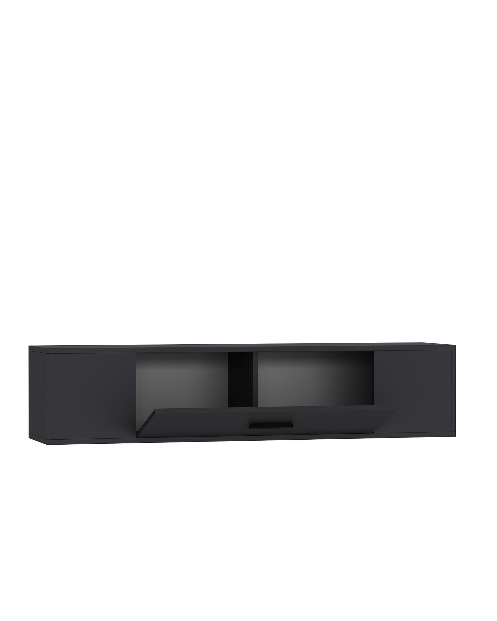Móvel de TV – 150 cm x 33,2 cm x 29,6 cm – Antracite – MDF