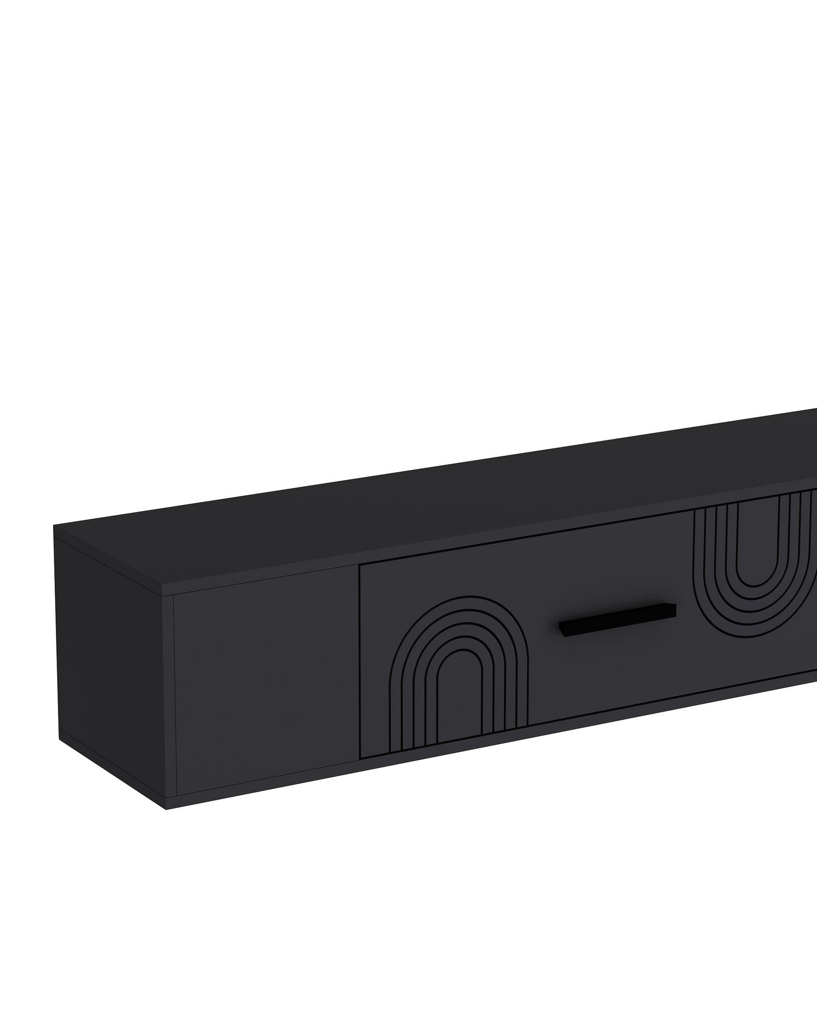 Móvel de TV – 150 cm x 33,2 cm x 29,6 cm – Antracite – MDF