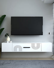 Móvel de TV – 150cm – Branco – MDF