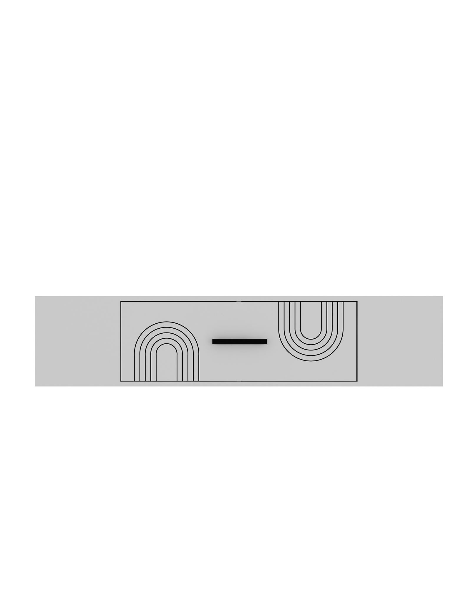 Móvel de TV – 150cm – Branco – MDF