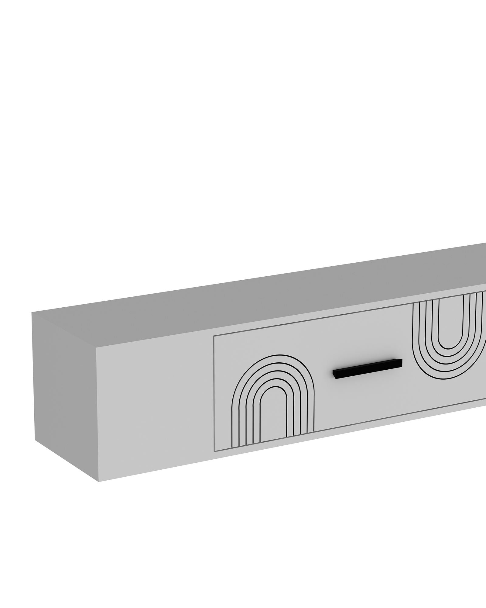 Móvel de TV – 150cm – Branco – MDF