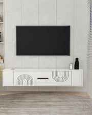 Móvel de TV – 120 cm – Branco – MDF