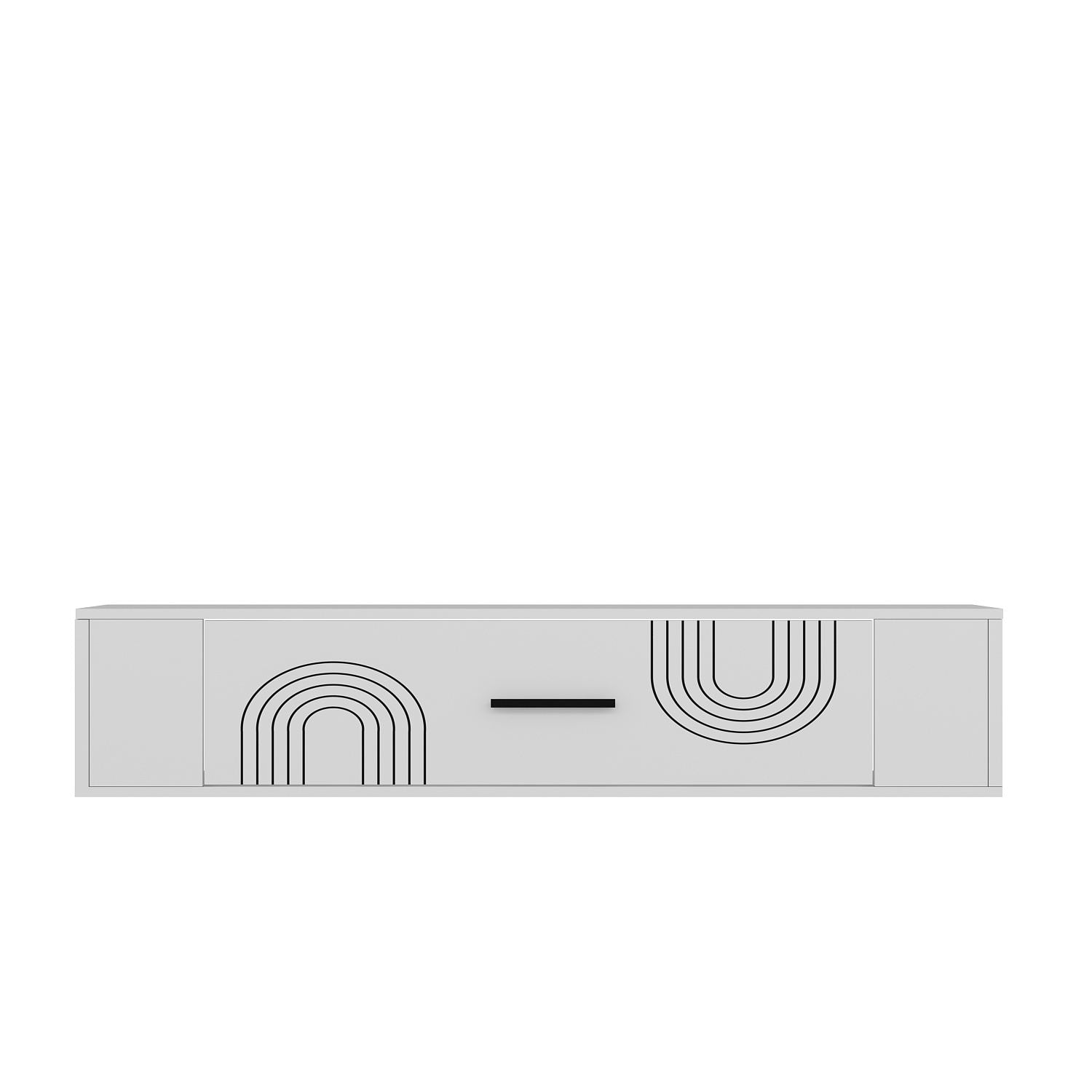 Móvel de TV – 120 cm – Branco – MDF