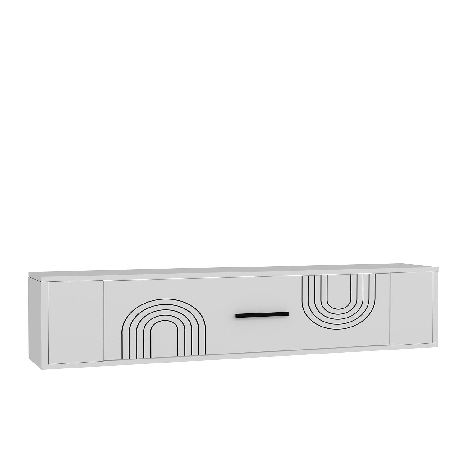 Móvel de TV – 120 cm – Branco – MDF