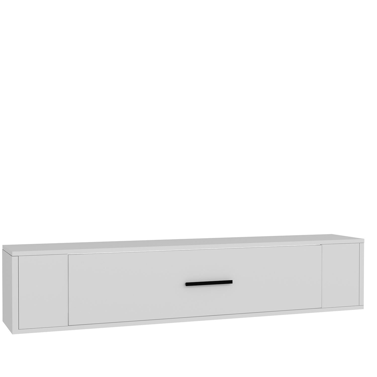 Móvel de TV – 120 cm x 33,2 cm x 26,4 cm – Branco – MDF