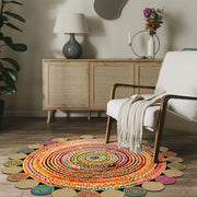 Tapete redondo estiloso – 60 cm – 100% poliéster