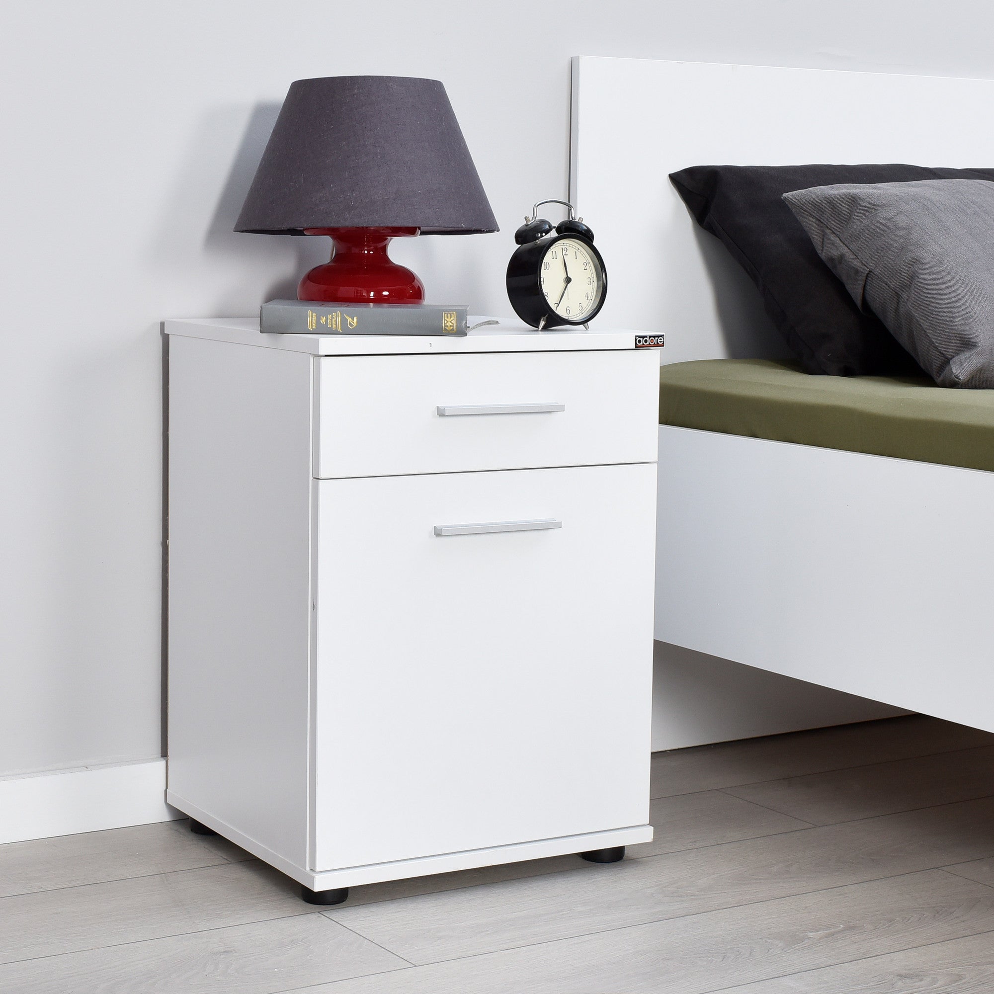 Mesa de cabeceira-KMD - 511-Branco