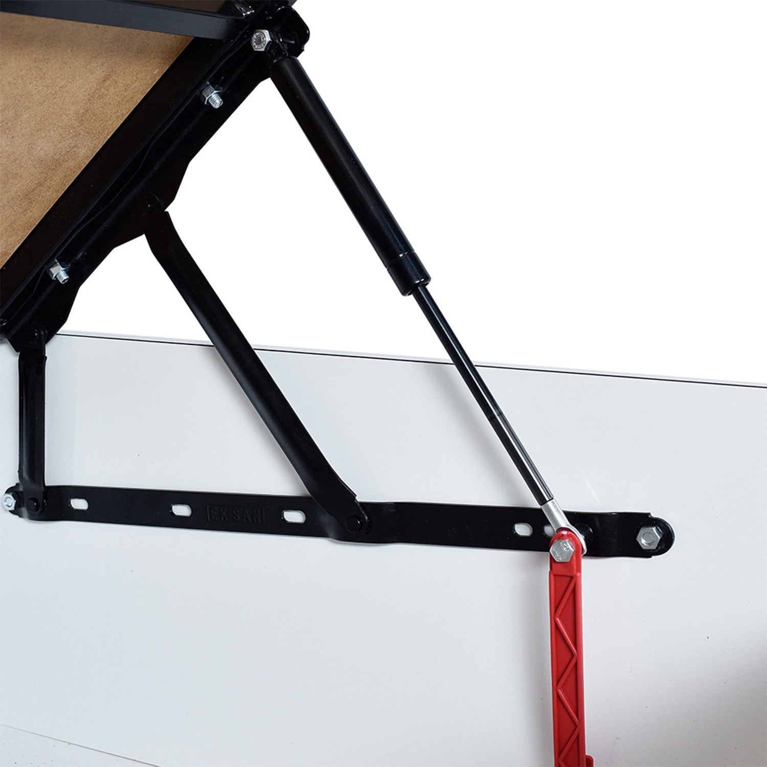 Cama Individual Branca com Estrutura de Aglomerado Melamínico - Base para Colchão 90x190cm