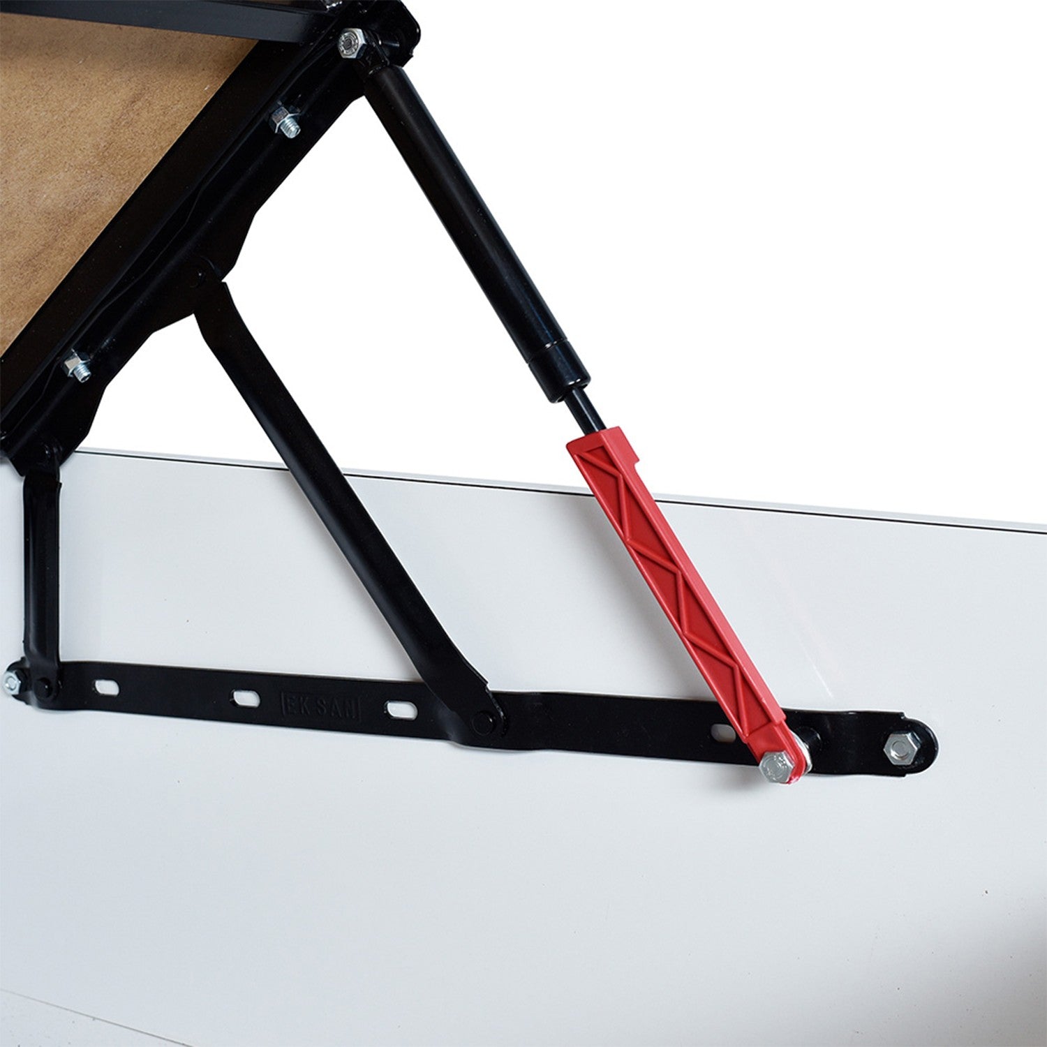 Cama Individual Branca com Estrutura de Aglomerado Melamínico - Base para Colchão 90x190cm