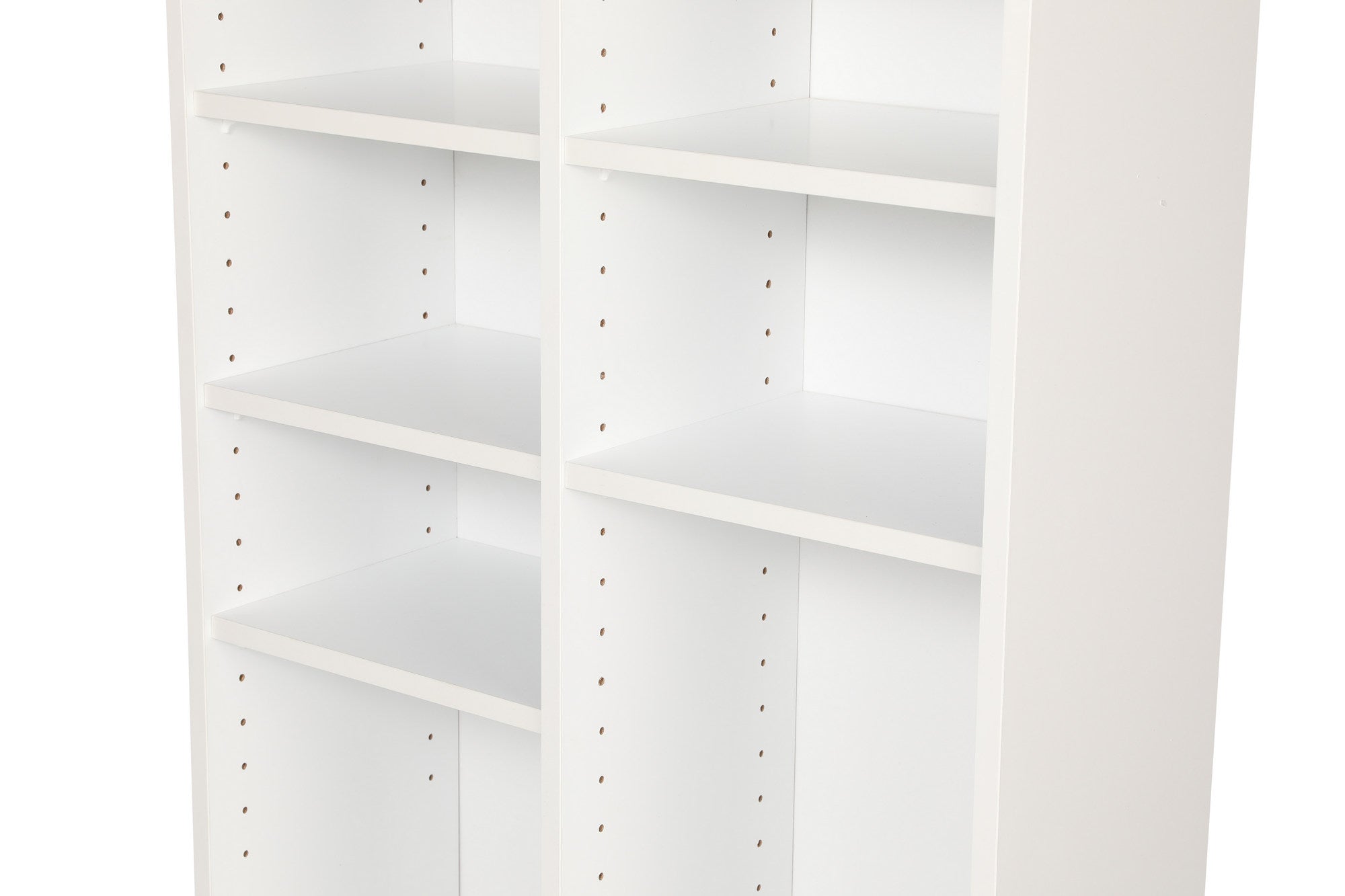 Secretária de Estudo com Estante Integrada - Cor Latte e Branco, 121cm de Largura com Múltiplas Prateleiras para Fixação na Parede