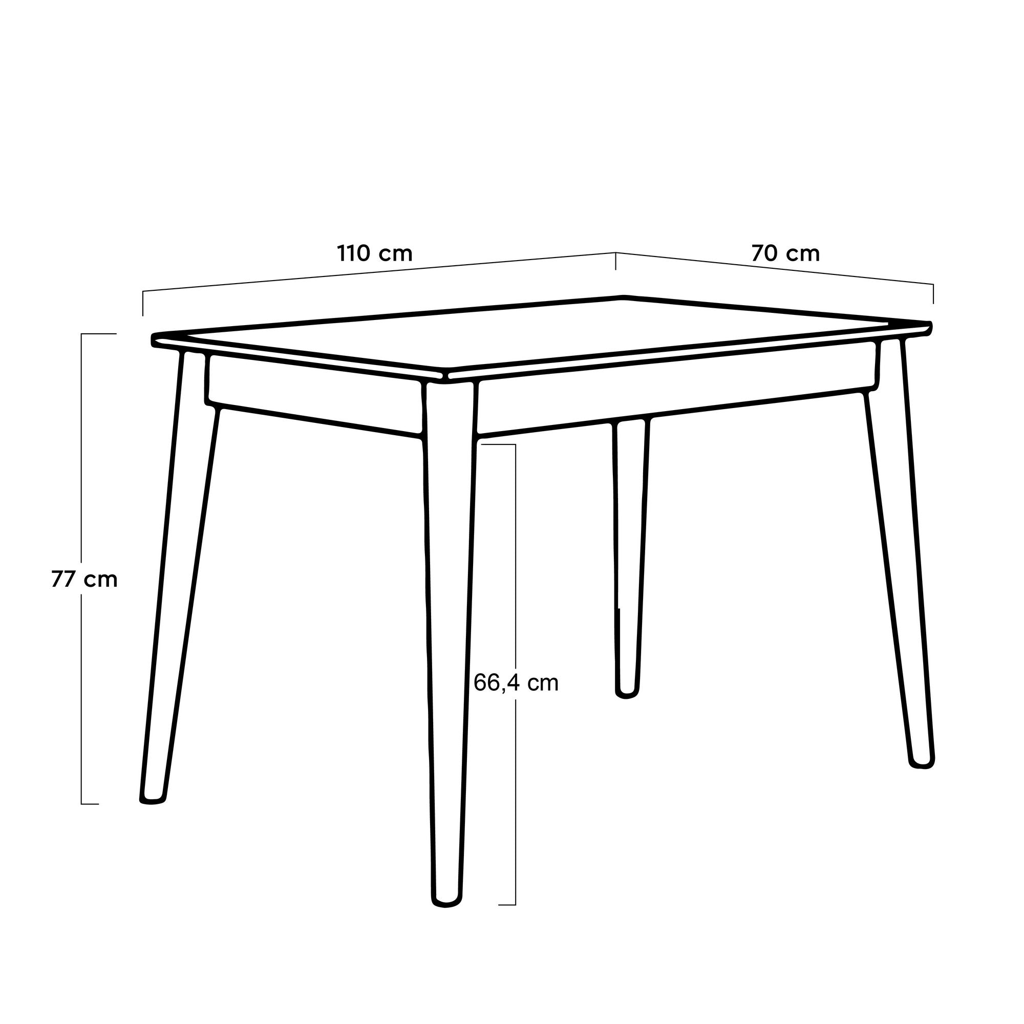 Mesa de jantar-MMS - 504-Branco