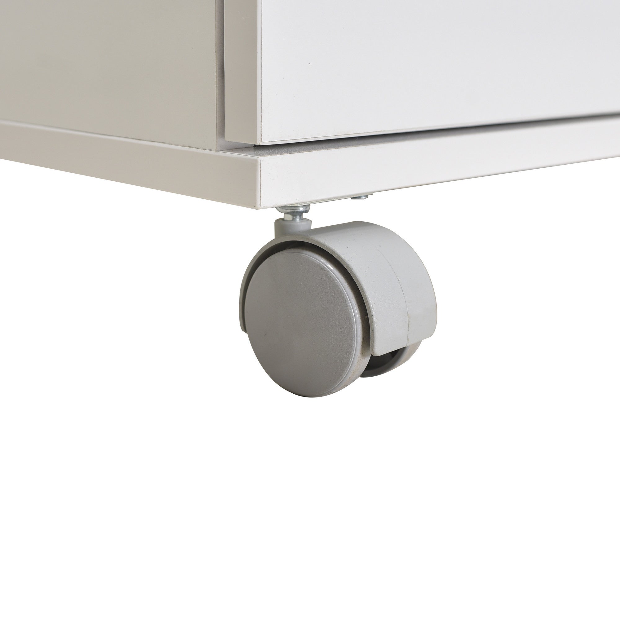 Armário multiusos – 85 cm x 81 cm x 44 cm – Branco – Painel de partículas