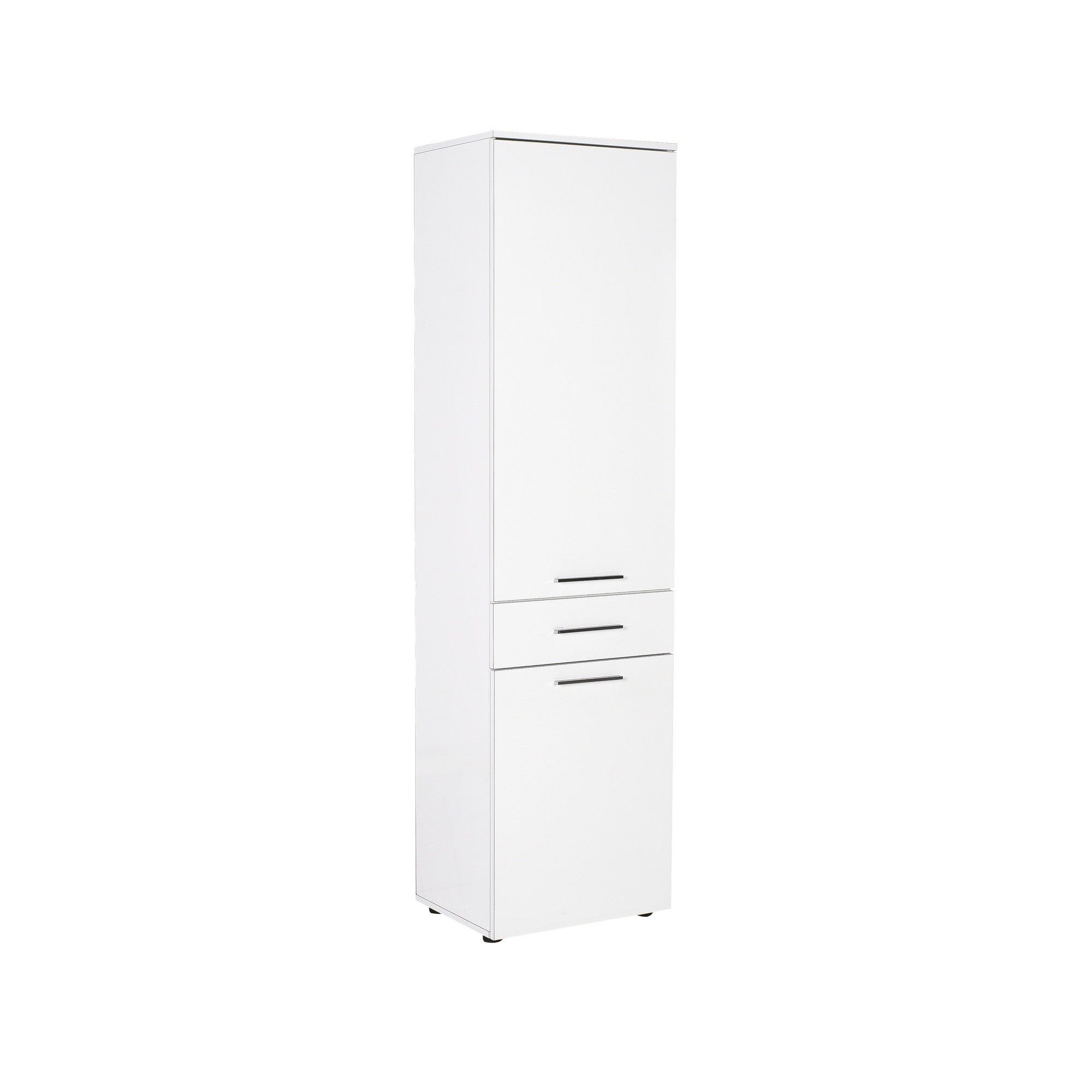 Armário multiusos – 52cm x 187cm x 38cm – Branco – Painéis de partículas revestidos a melamina