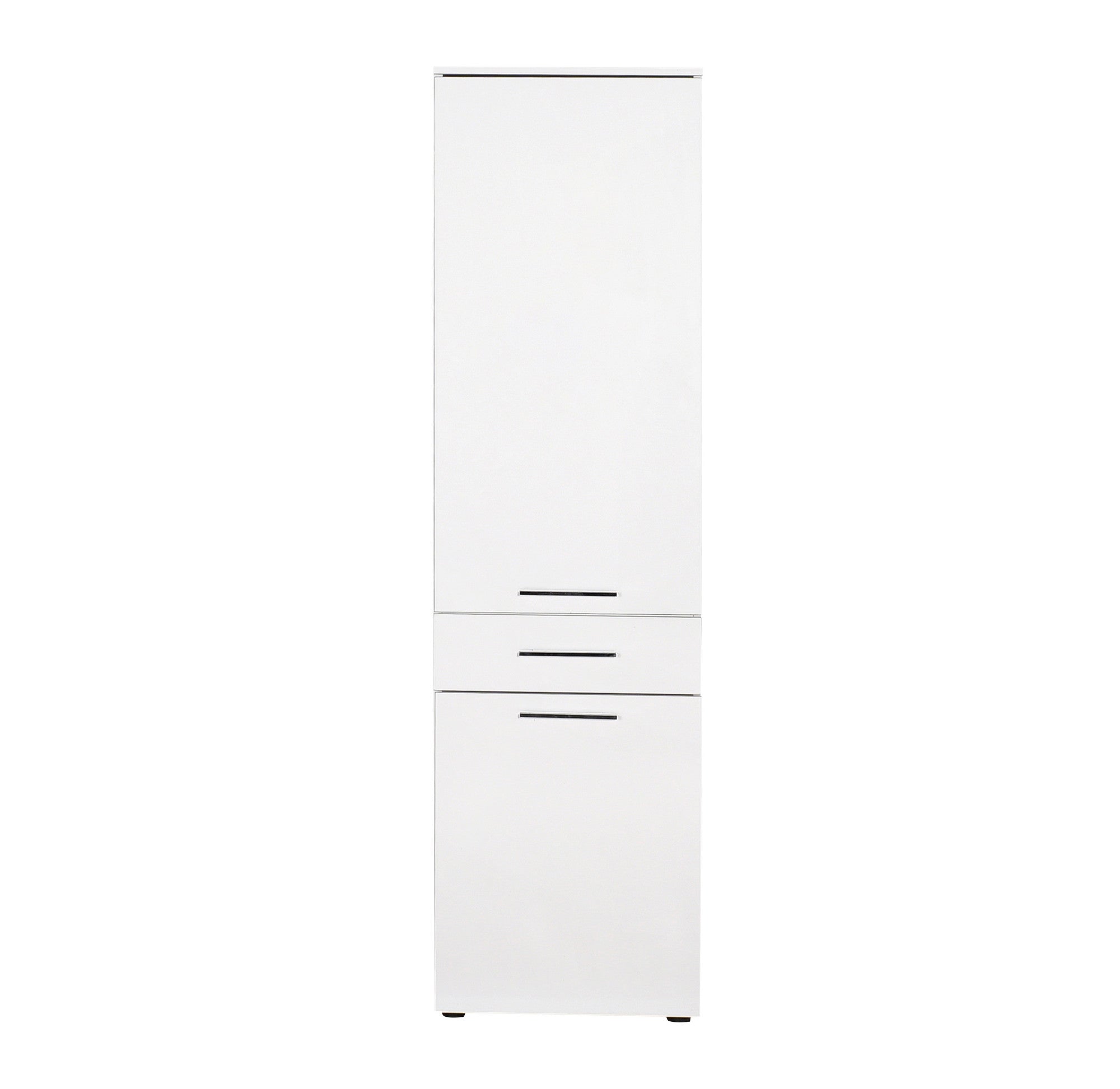 Armário multiusos – 52cm x 187cm x 38cm – Branco – Painéis de partículas revestidos a melamina