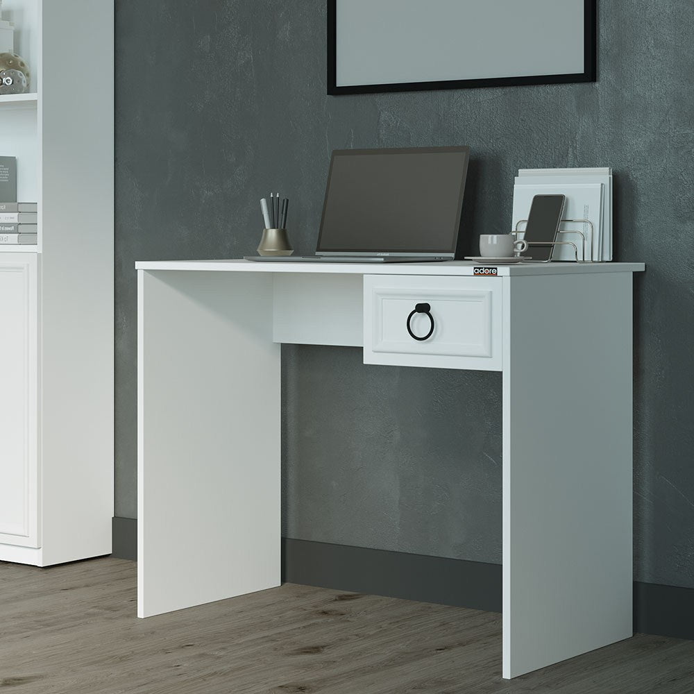 Secretária de Estudo – 90x75x51 cm – Branco – Melamina