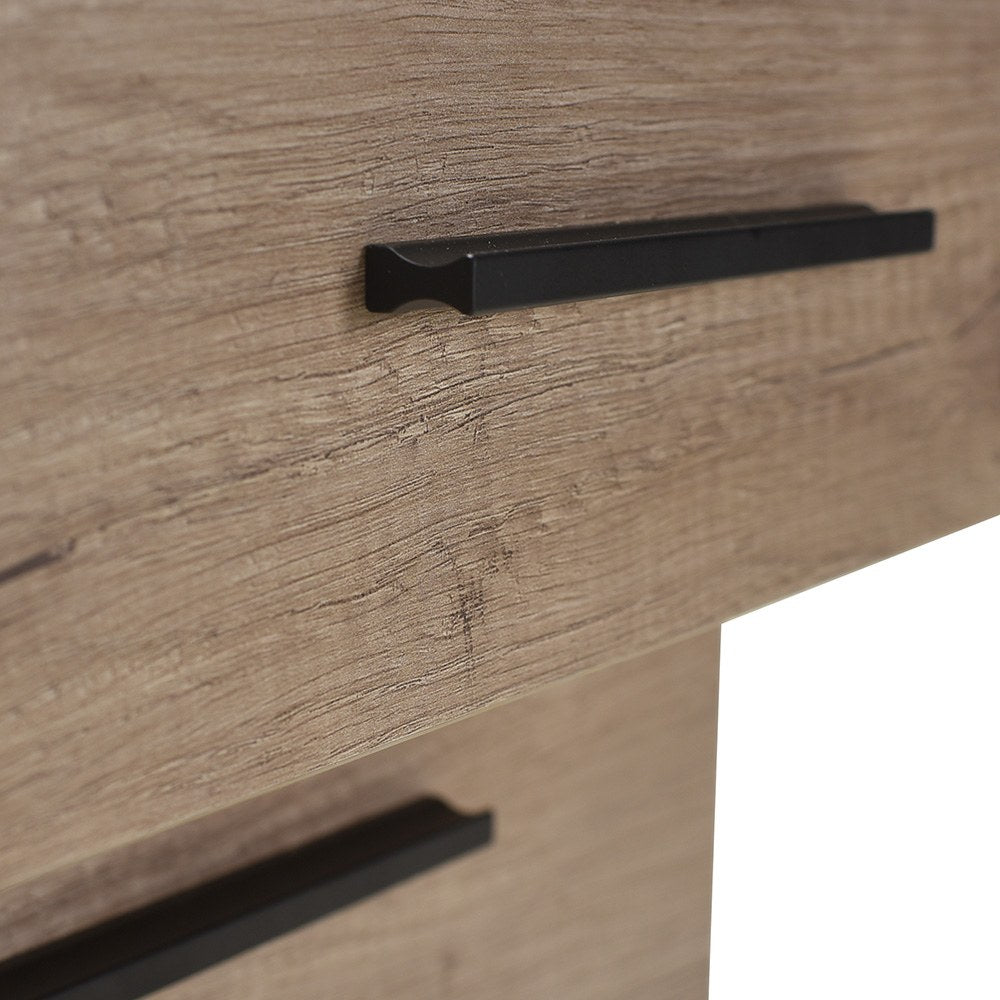 Mesa de Cabeceira em Nogueira Clara - Design Moderno e Compacto 40x57x39cm