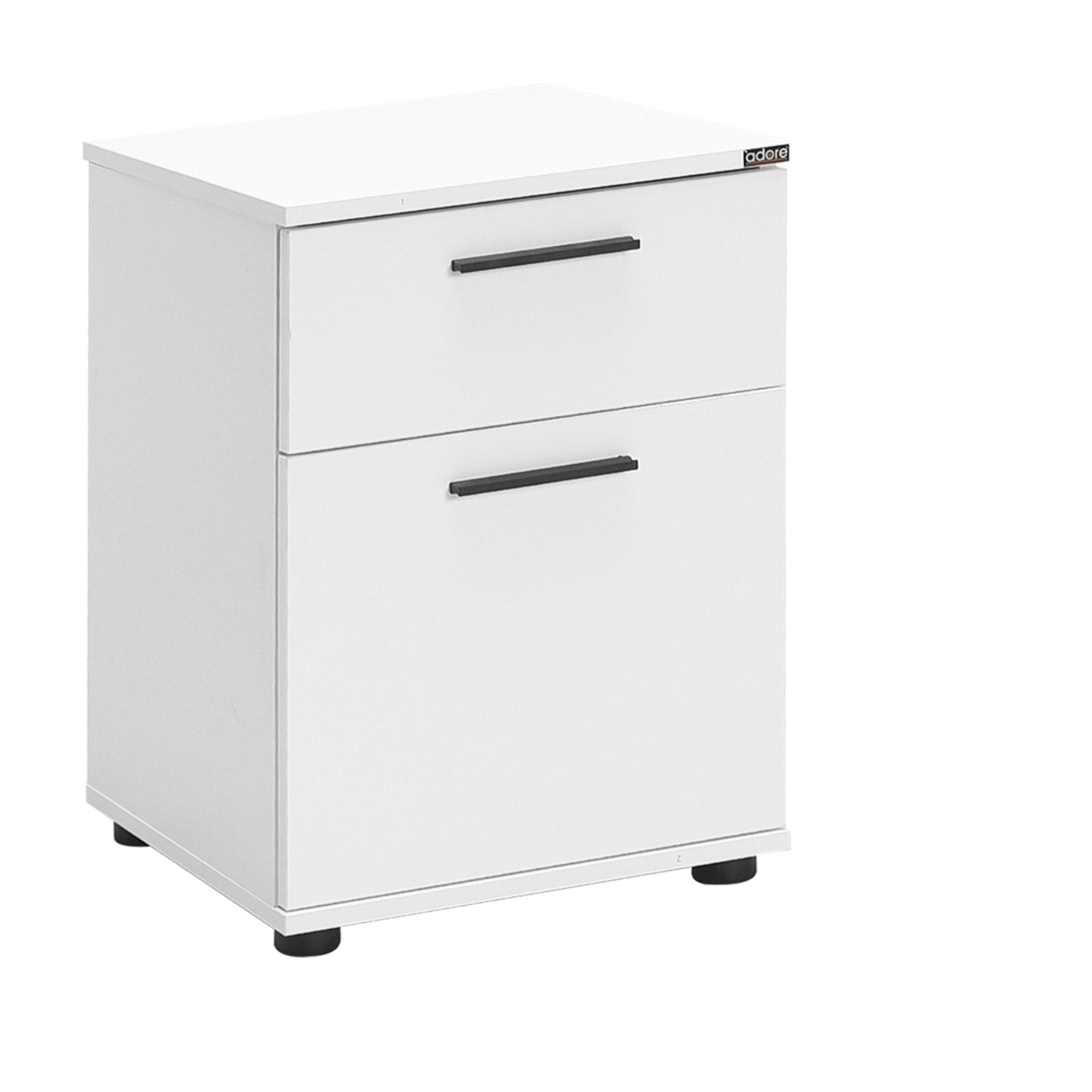 Mesa de Cabeceira Branca Compacta - Revestimento Melamina 100% Resistente