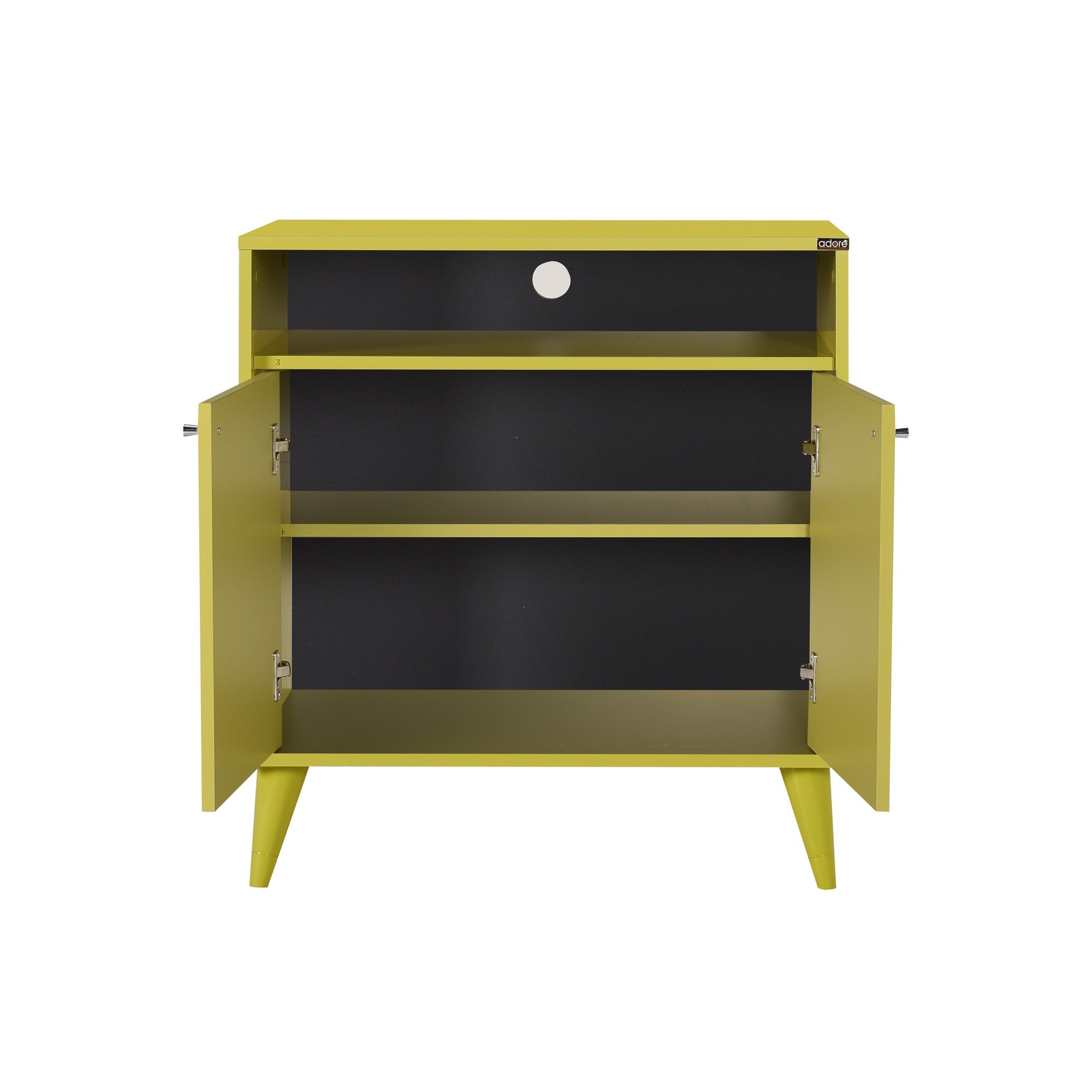 Armário multiusos – 73 cm x 79 cm x 42 cm – Verde – Painel de partículas