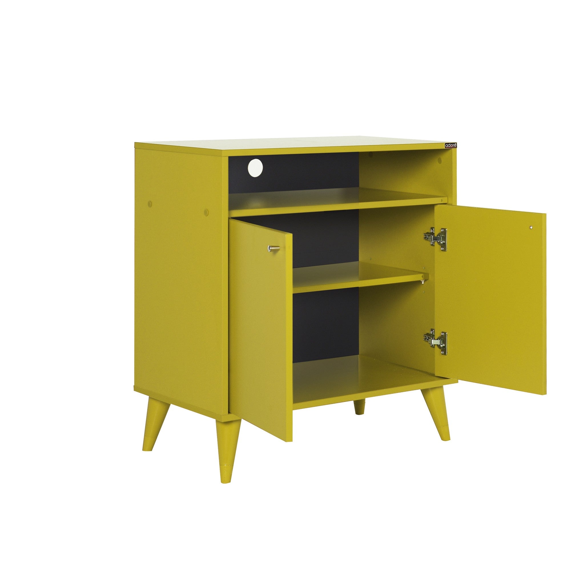 Armário multiusos – 73 cm x 79 cm x 42 cm – Verde – Painel de partículas