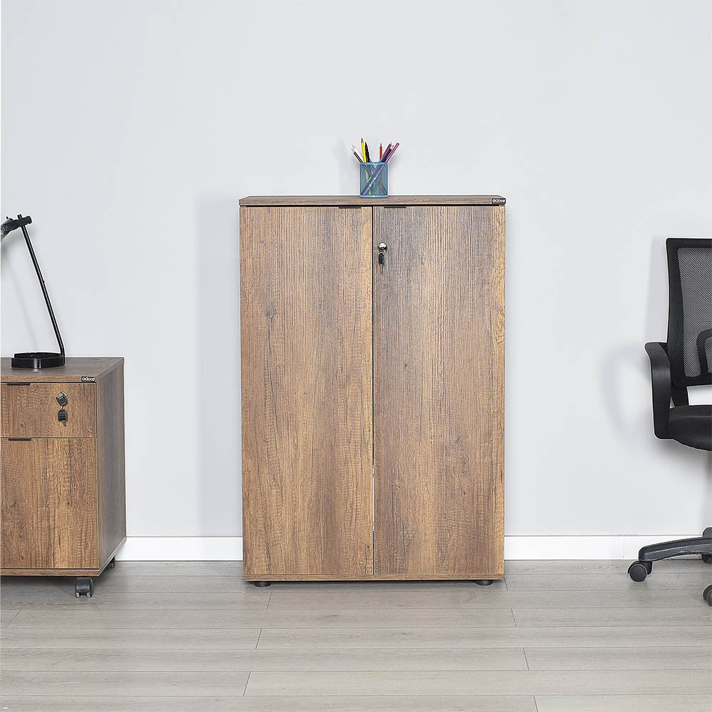 Estante de livros – 72 cm x 109 cm x 34 cm – Nogueira – Painel de partículas