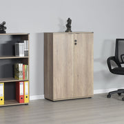 Estante de livros – 72 cm x 109 cm x 34 cm – Nogueira clara – Painel de partículas