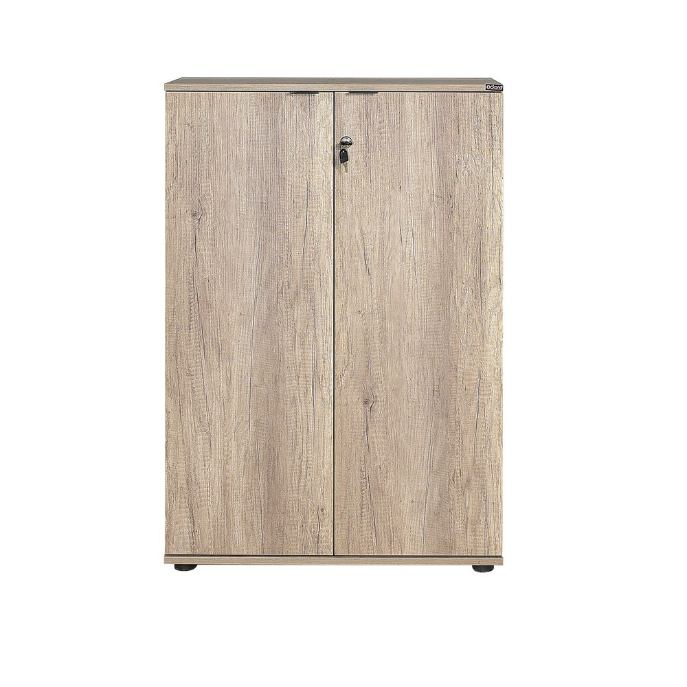 Estante de livros – 72 cm x 109 cm x 34 cm – Nogueira clara – Painel de partículas