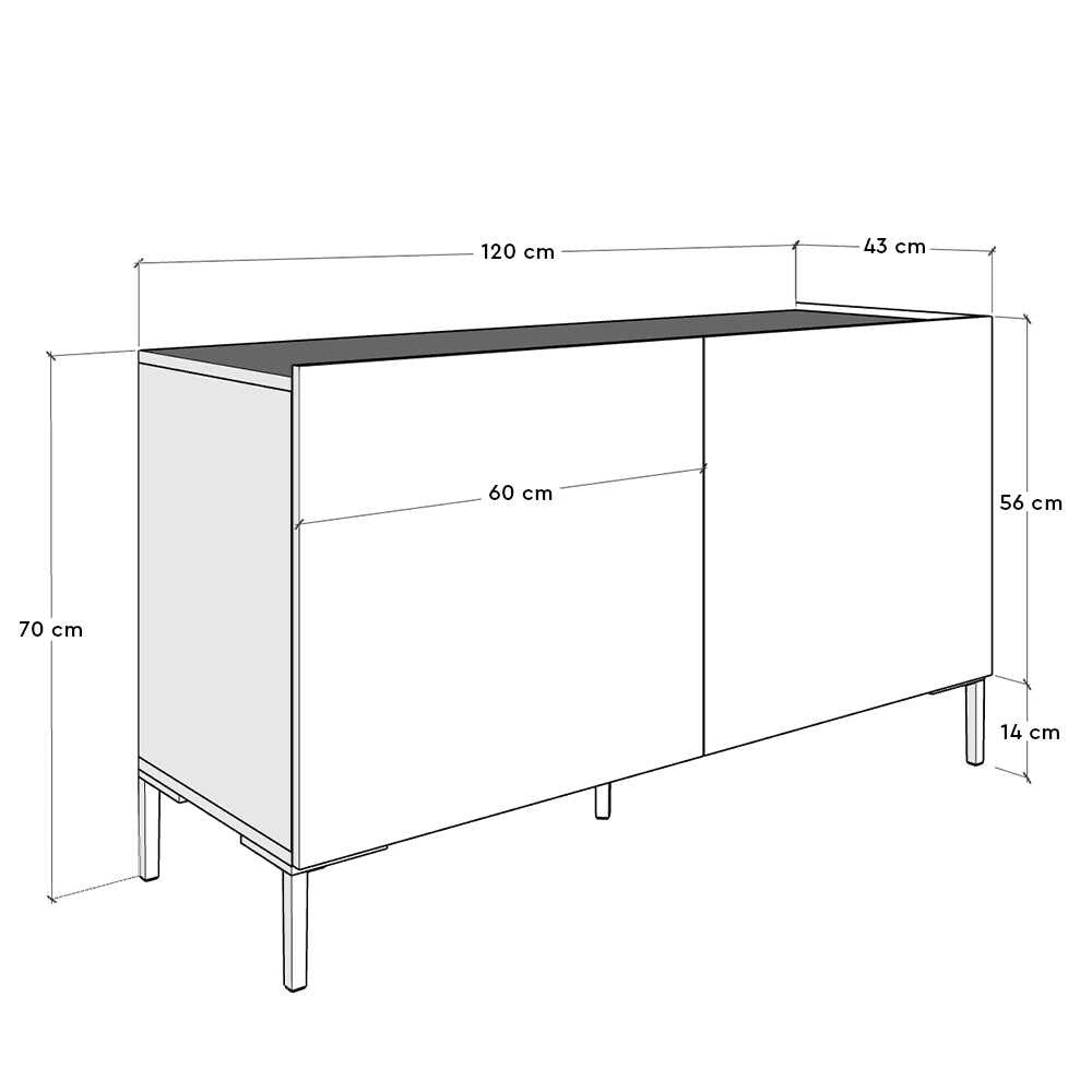 Móvel de TV-Tvc-722-Noz de Oslo