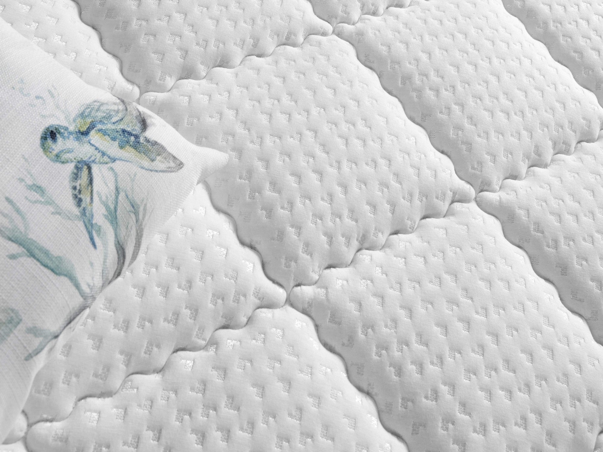 Colchão Ortopédico, Dupla Face, Firme, 90x200 cm | Sistema Especial de Molas Multi Niron, Capa de Tecido de Malha | Montado, Qualidade Hoteleira, Branco