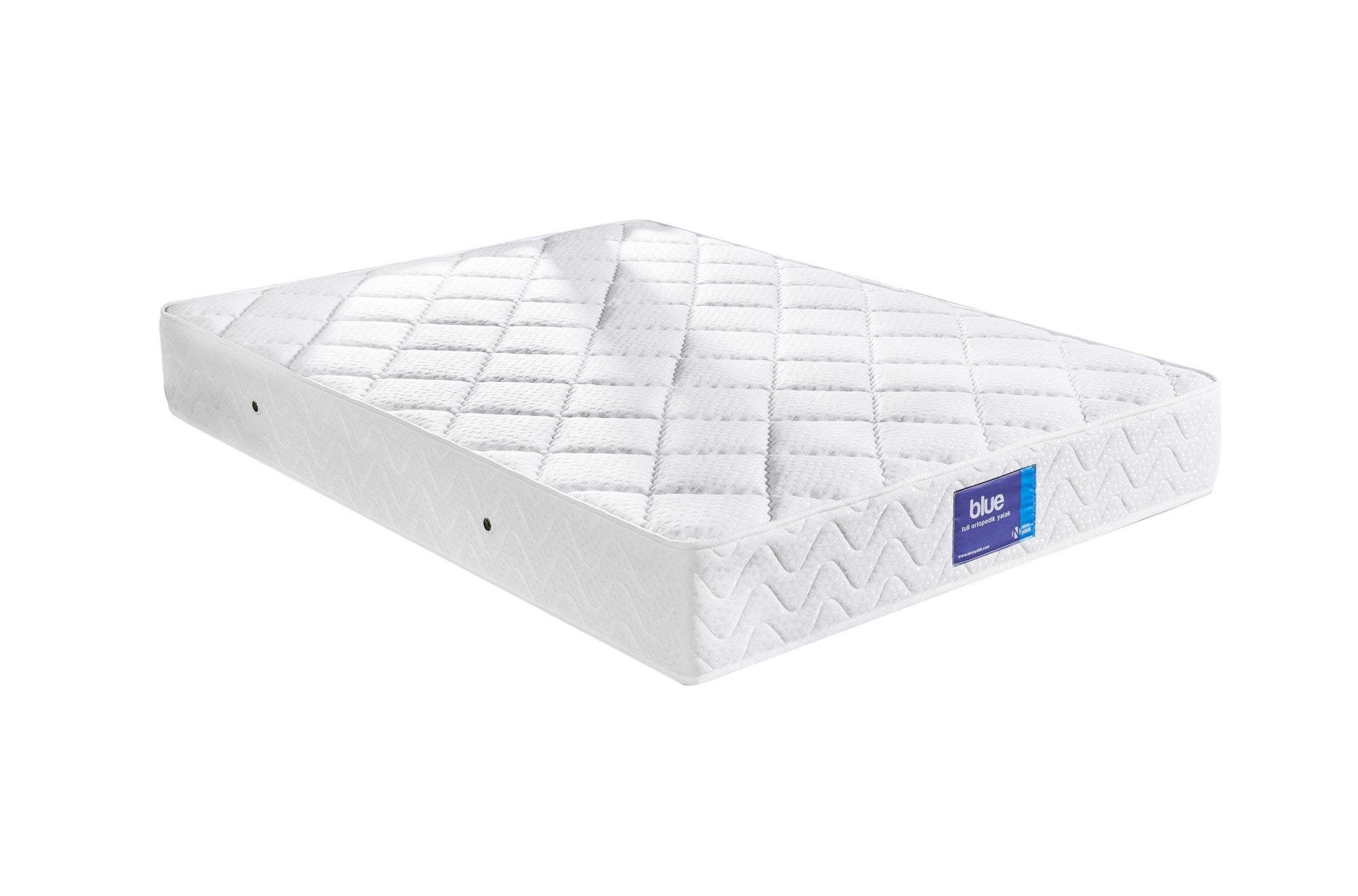Colchão Ortopédico, Dupla Face, Firme, 90x200 cm | Sistema Especial de Molas Multi Niron, Capa de Tecido de Malha | Montado, Qualidade Hoteleira, Branco