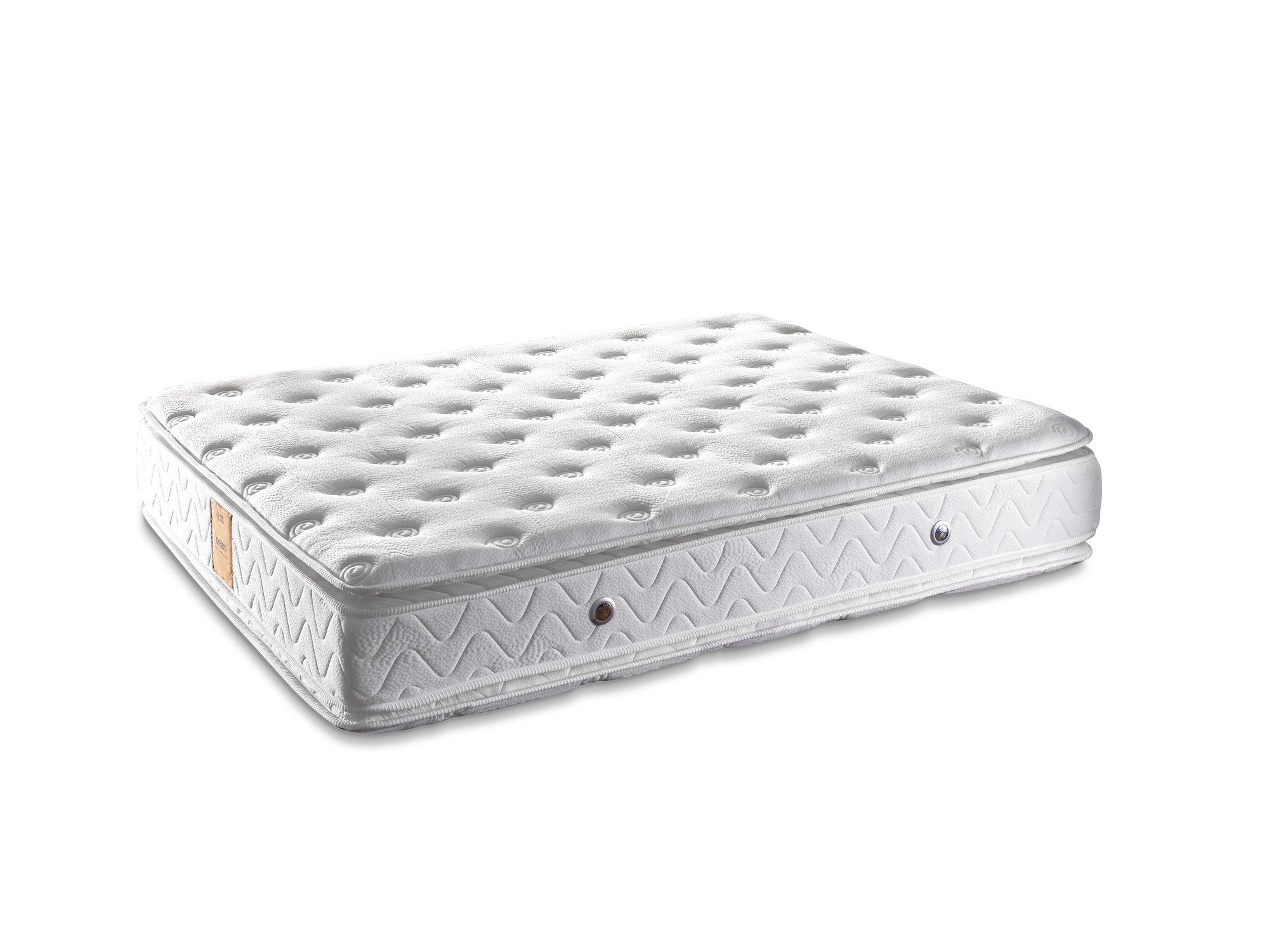 Colchão de luxo estilo hotel, com acolchoamento duplo, 90 x 200 x 34 cm | Capa de tecido de malha especial, espuma hipermacia | Perfeito para conforto e suporte