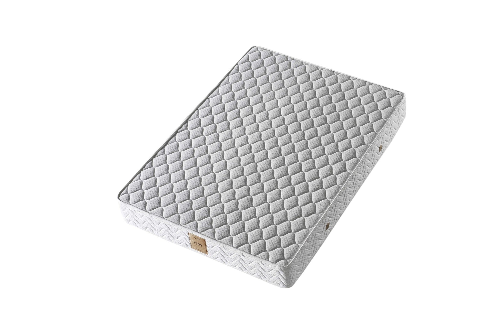 Colchão de hotel ultra firme, 90 x 200 x 26 cm, capa de malha, sistema de molas múltiplas, branco | Perfeito para uma experiência de sono luxuosa