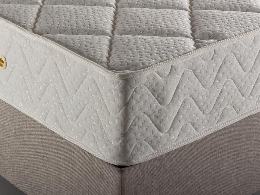 Colchão ortopédico enrolado, tamanho único, 100 x 200 x 26 cm | Dupla face, espuma de penas e fibra de silicone | Branco, conforto das quatro estações
