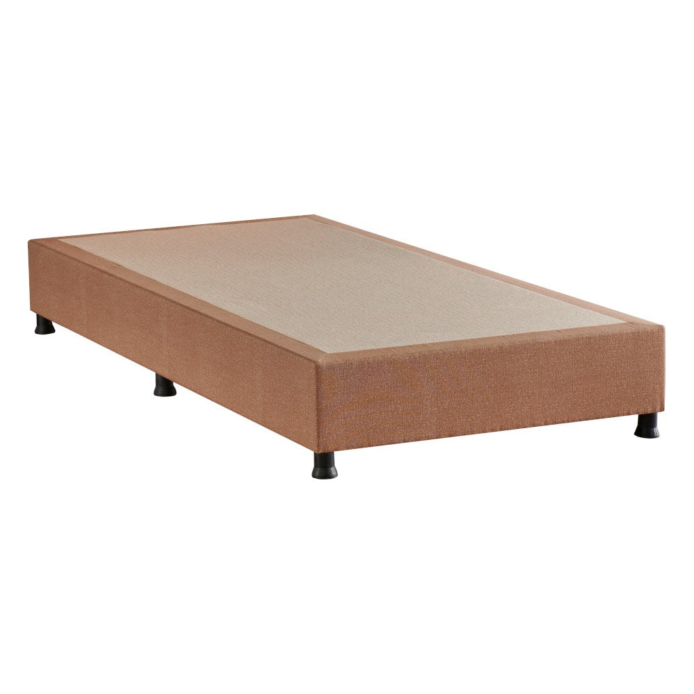 Base de cama de solteiro ortopédica, creme, 80 x 180 x 26 cm | 6 pernas, espuma de penas, perfil de aço durável 20x20 | Perfeito para conforto e suporte