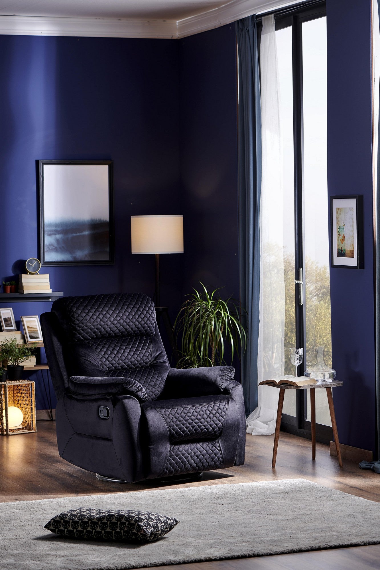 Poltrona reclinável-Trone-Preto