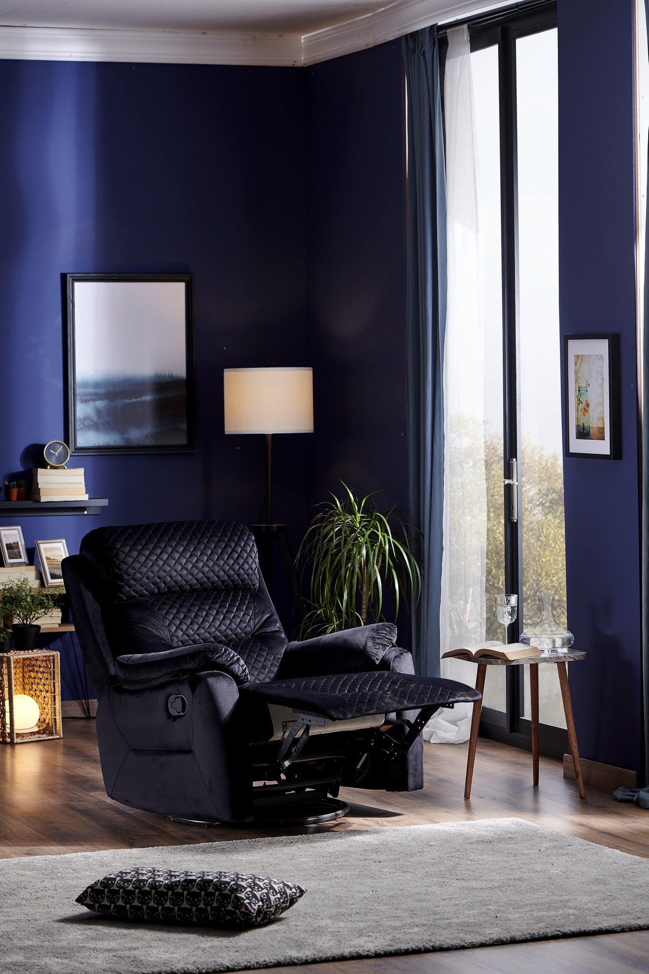 Poltrona reclinável-Trone-Preto