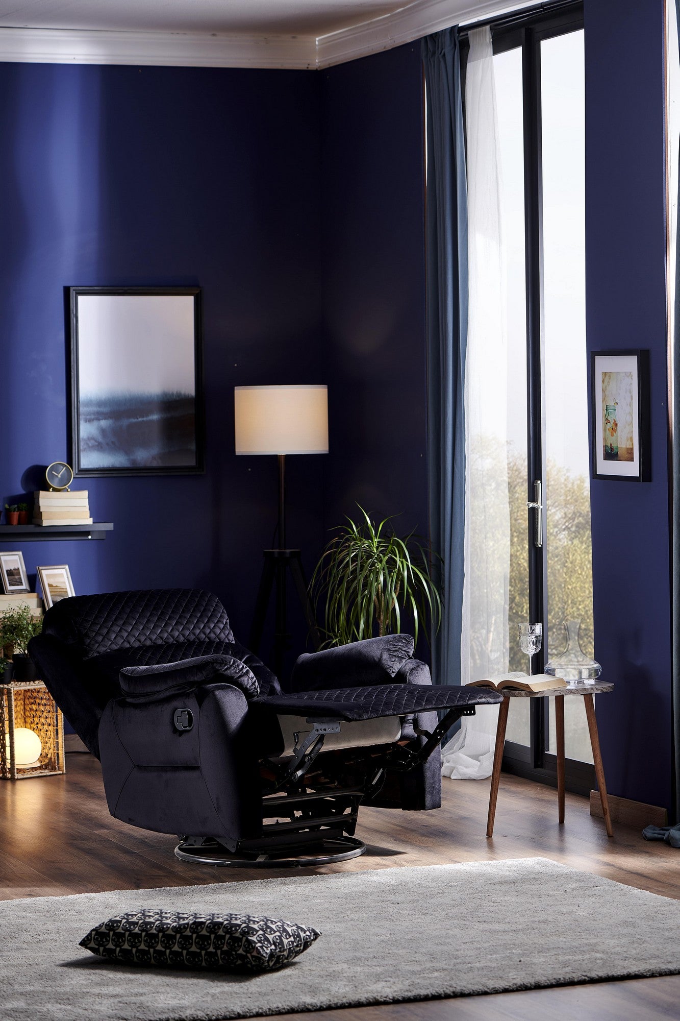 Poltrona reclinável-Trone-Preto