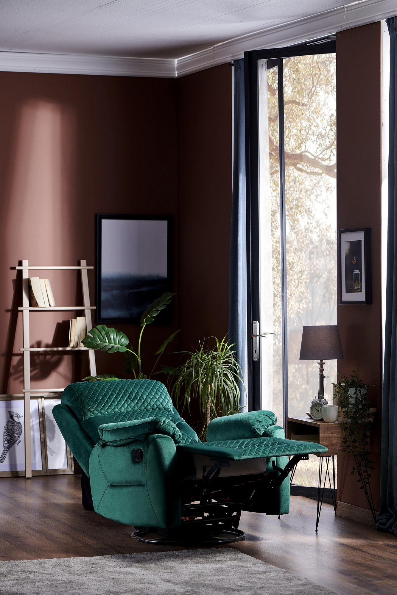 Poltrona reclinável-Trone-Verde